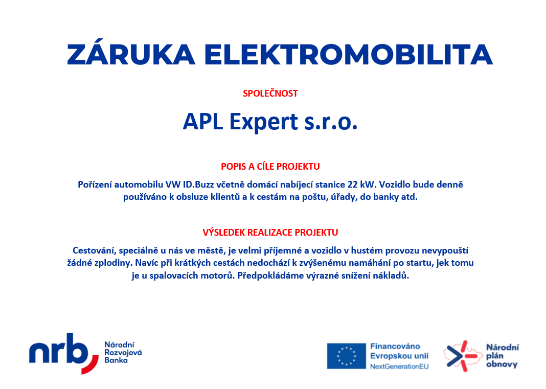 Elektromobilita — část 1